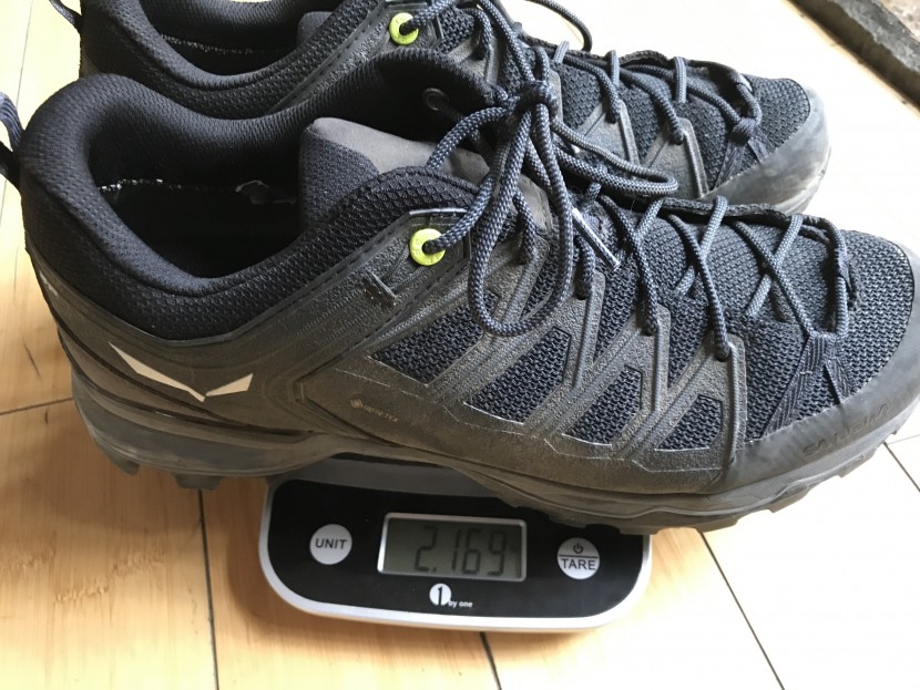 salewa mountain trainer lite gtx - not the lightest shoe in our review, but this shoe gives way more...