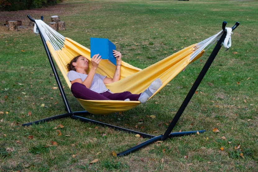 budget hammock - on a cool day, it&#039;s nice to be able to set up the vivere hammock...