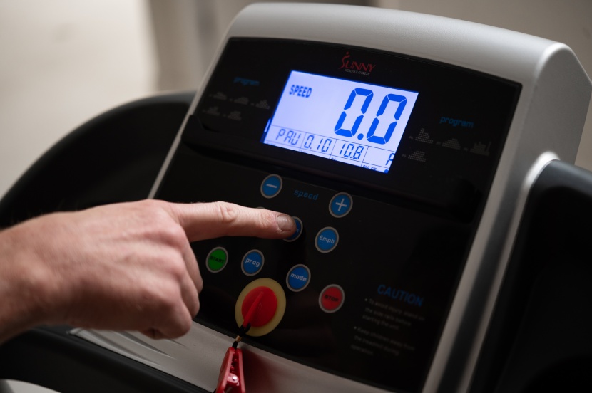 sunny health and fitness sf-t4400 folding treadmill - while not tech-heavy, the machine is simple and easy to use.