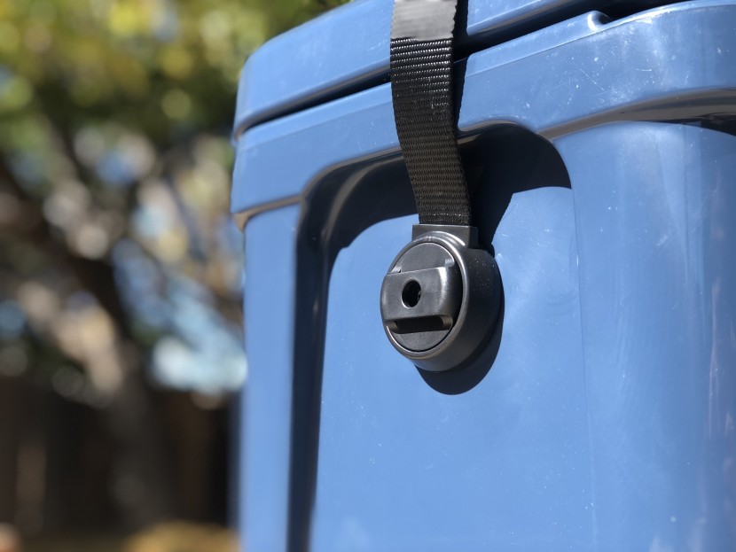 yeti roadie 24 - slotted handle attachment points also function as tie-down points...