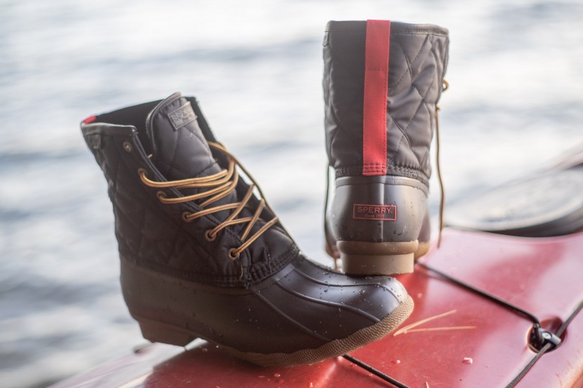 sperry saltwater duck nylon - these boots definitely photograph well