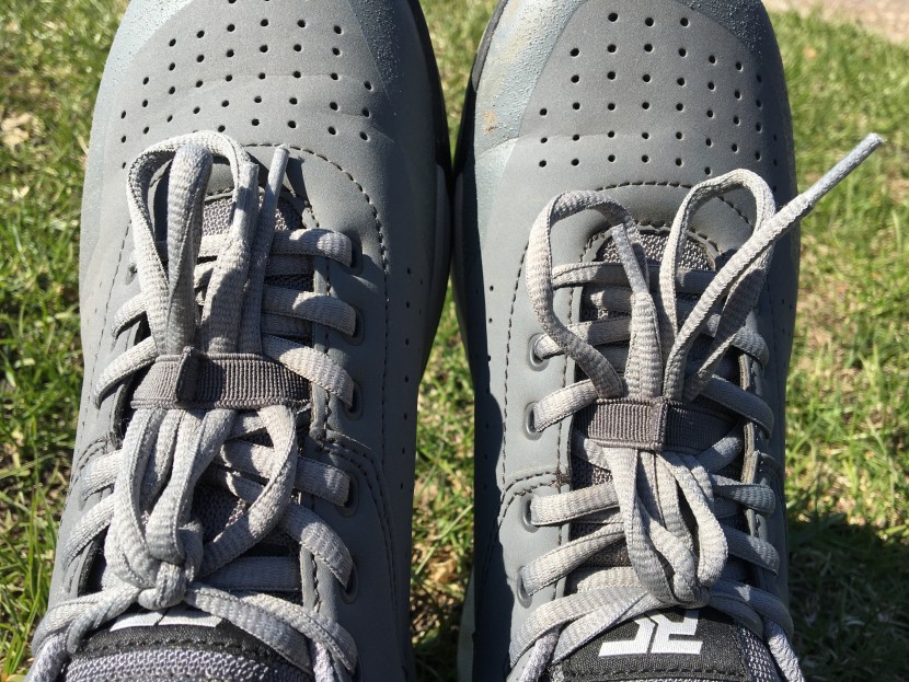 ride concepts hellion for women - the laces are a tad long as shown here, even with a double knot they...