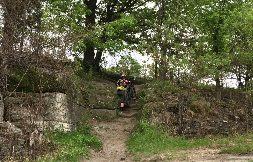 ride concepts hellion for women - here we&#039;re giving our shoes a little hike-a-bike test on a limestone...