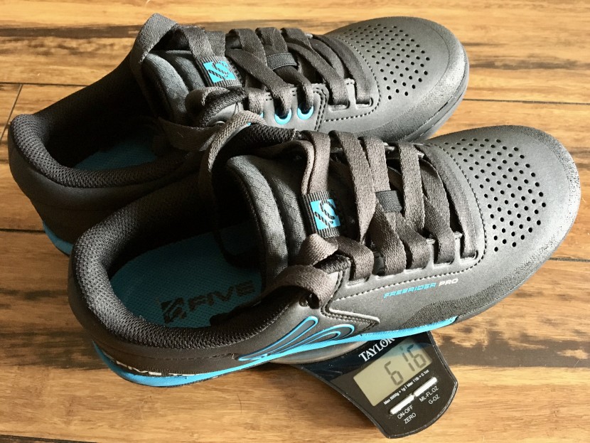 five ten freerider pro for women - a us 8 women&#039;s weighs 616 grams for the pair, one of the lightest...