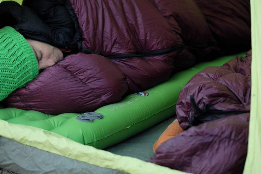 big agnes q-core slx insulated - the thick padding and raised side rails made for a very comfortable...