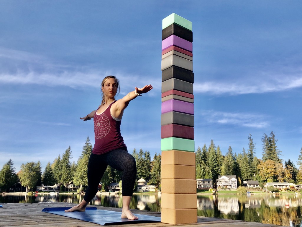  Trideer Yoga Blocks 2 Pack Purple : Sports & Outdoors