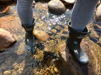 The cute cat and dog doodles on the Joules Molly add a fun flare.