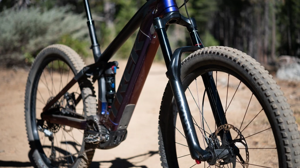 trek rail 9.7 - the rock shox suspension works well enough, but it lacked the...