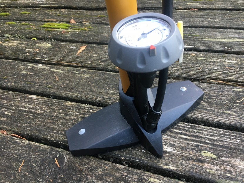 bv bicycle ergonomic - this floor pump is best on... well, floors. level ones. that little...