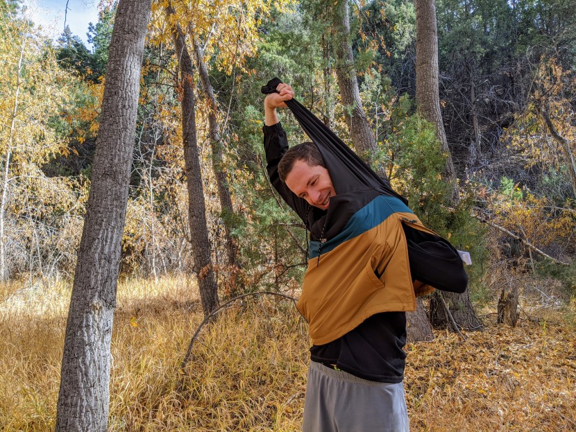 billabong wind swell anorak - despite the side seam zipper that helps you easily pull an anorak...