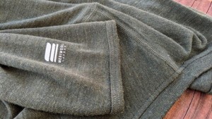 This layer is designed with three distinct types of seams: flatlock...