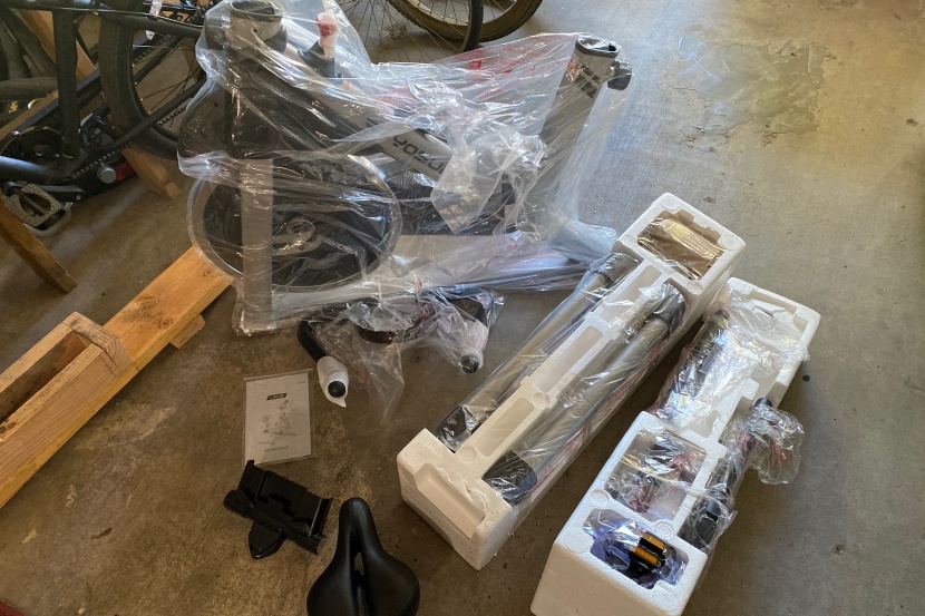 yosuda indoor cycling bike - it wasn&#039;t particularly difficult, but it still took about 40 minutes...