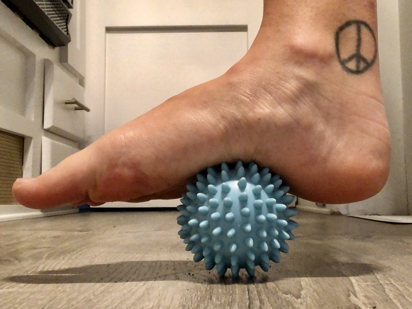 massage ball - while spikes are likely too much for many parts of the body, the...