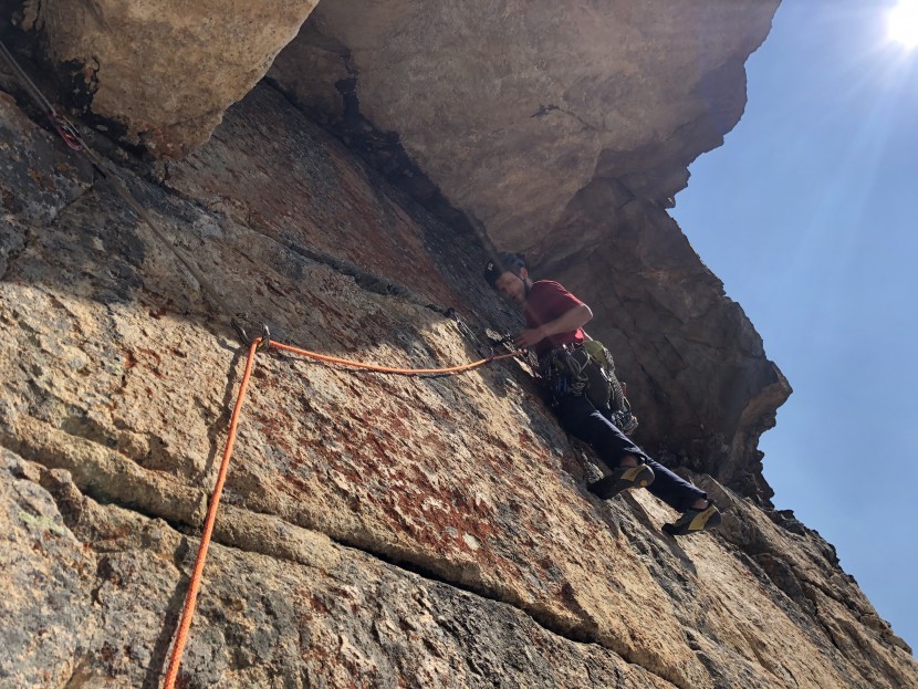 wild country zero friends - derek putting the zero&#039;s to the test on this traversing finish to a...