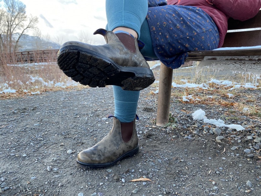 blundstone thermal for women - a great level of traction for mellow trails and around-town use.