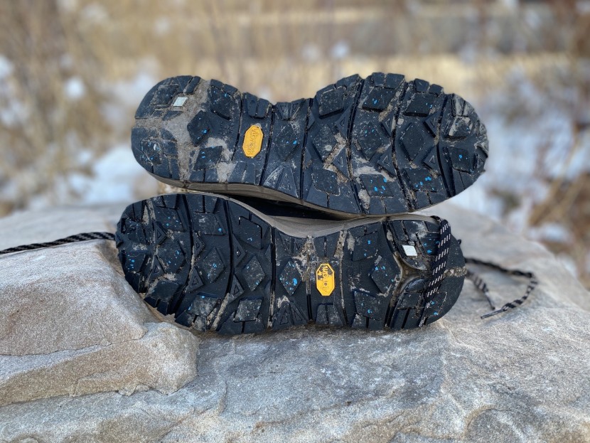 danner mountain 600 insulated for women - beefy traction built to take on the trails and slippery surfaces.