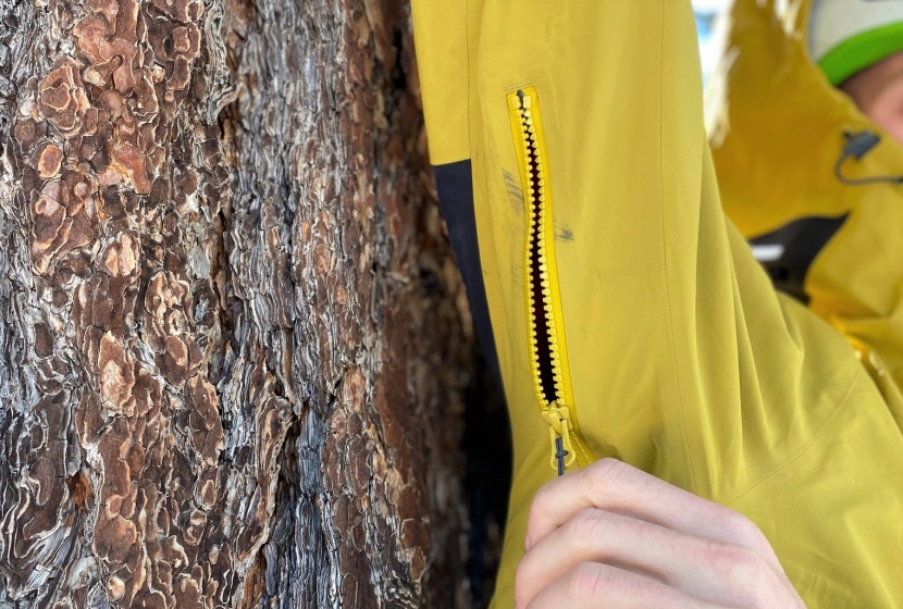 outdoor research archangel - long pit zips are a welcomed feature on the archangel because its...