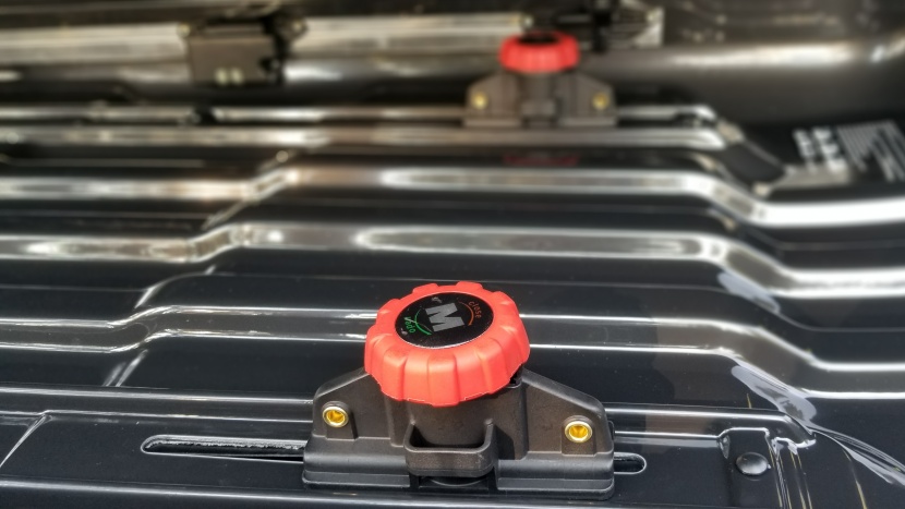 goplus rooftop carrier - the clamps just slot into position through a rubber gasket for added...