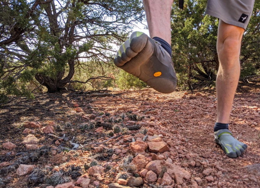 vibram fivefingers kso - lugless soles make this shoe slippery on wet surfaces, but...