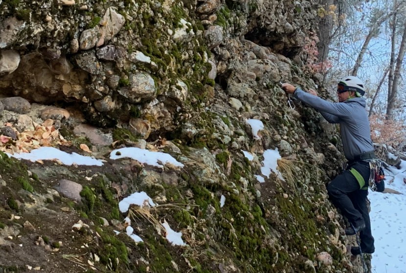 unconventional early season goggle ventilation testing while rock...