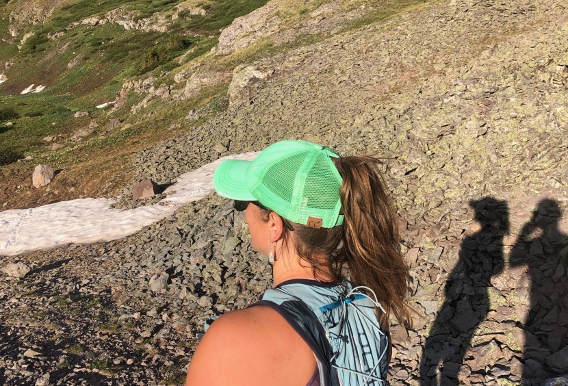 hat womens - we like the cc distressed baseball cap because it has a hole for...