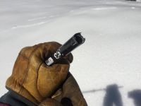 The lower shaft of the G3 Via Carbon, snapped off from taping on the...