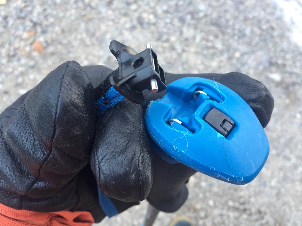 backcountry ski poles - the bd razor carbon pro features a releasable wrist strap to protect...