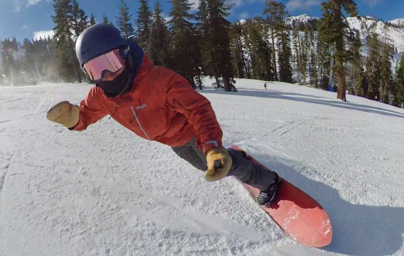 shred totality noshock - a seamless fit between helmet and goggle.