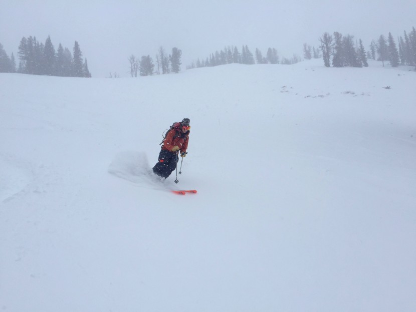 helly hansen sogn cargo - the helly hansen sogn making powder turns in jackson hole.