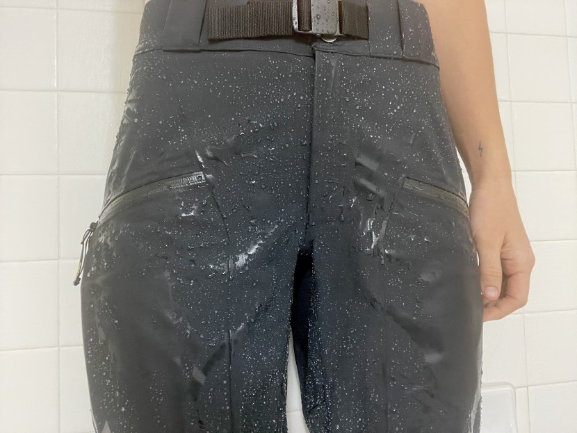 black diamond recon stretch pant for women - the pants kept our legs dry throughout the shower test, though there...