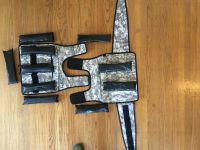 The CAP Barbell vest disassembled and ready to get fitted for a...