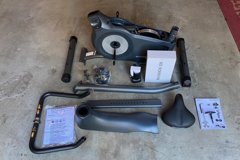 schwinn 130 upright bike - it isn&#039;t especially difficult, but the 130 upright still took a bit...