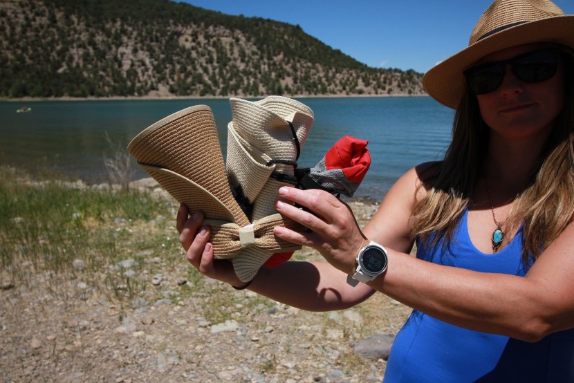 hat womens - can your hat roll up and travel well? we tested this by rolling each...