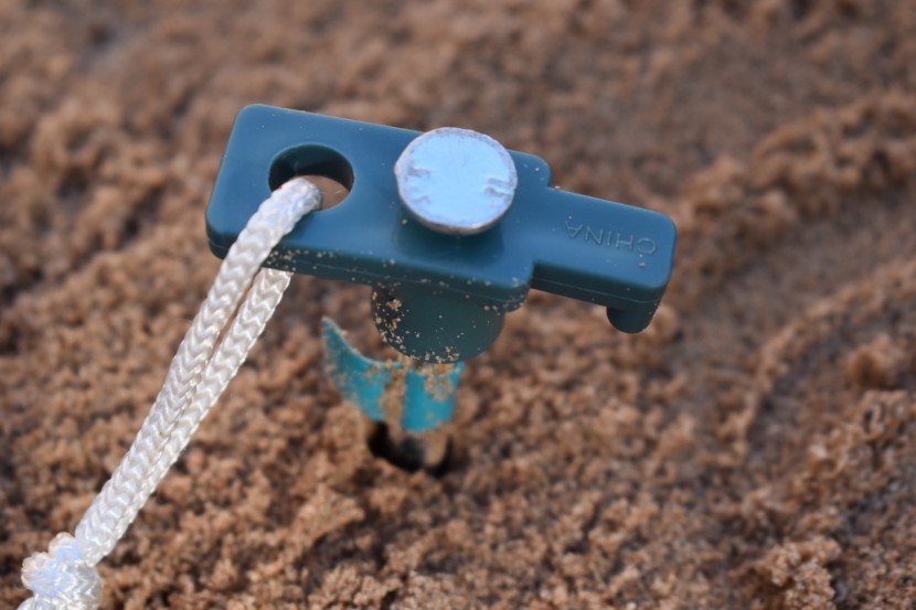 tent stakes - the strong steel head of the eurmax stake protects the plastic...