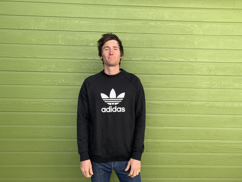 sweater mens - the adidas trefoil crew was designed with movement in mind.