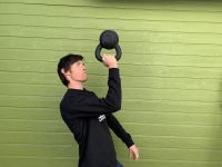 The Adidas Trefoil's raglan sleeves had no trouble with over head...