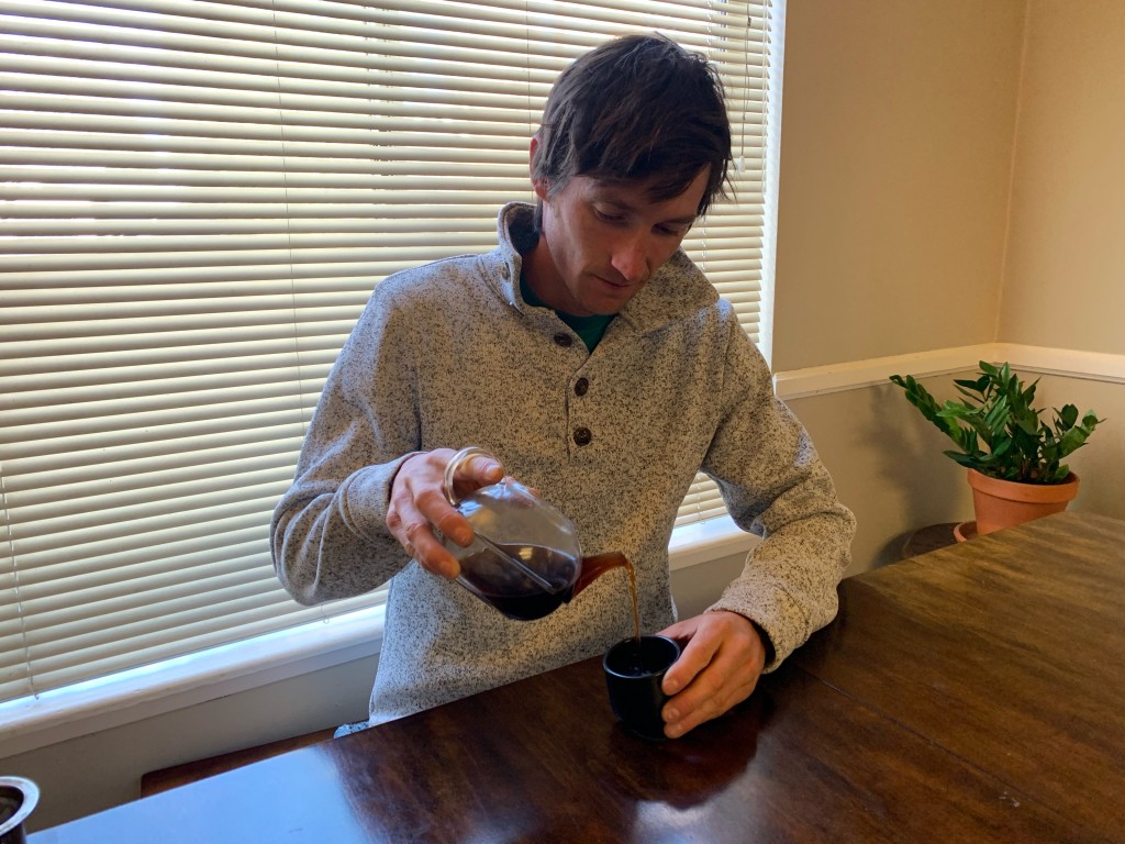 sweater mens - nothing says sweater weather like a nice cup of tea.