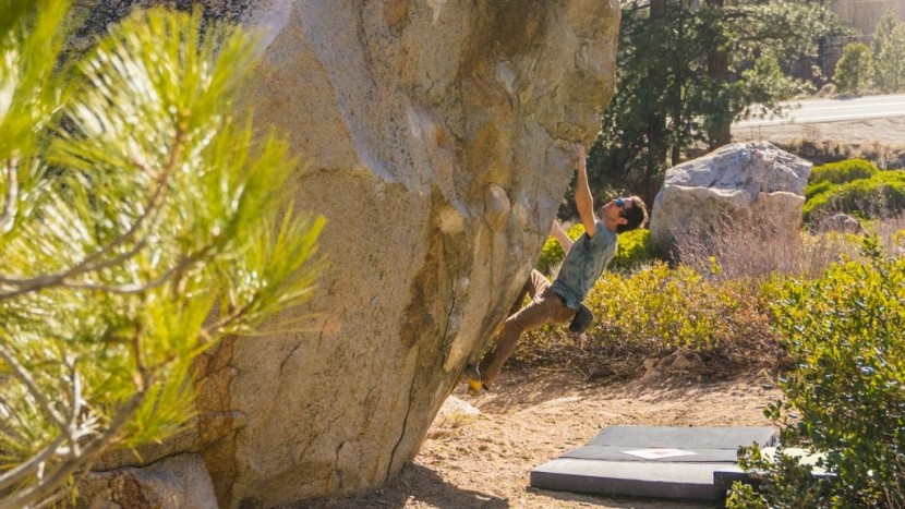 a large pad is crucial for a solo day amongst the boulders, even on...