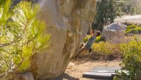 A large pad is crucial for a solo day amongst the boulders, even on...