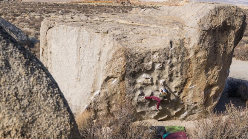 bouldering crash pad - for taller problems, you and your friends may need to drag an...