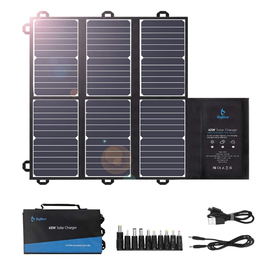 bigblue 42w portable solar charger review