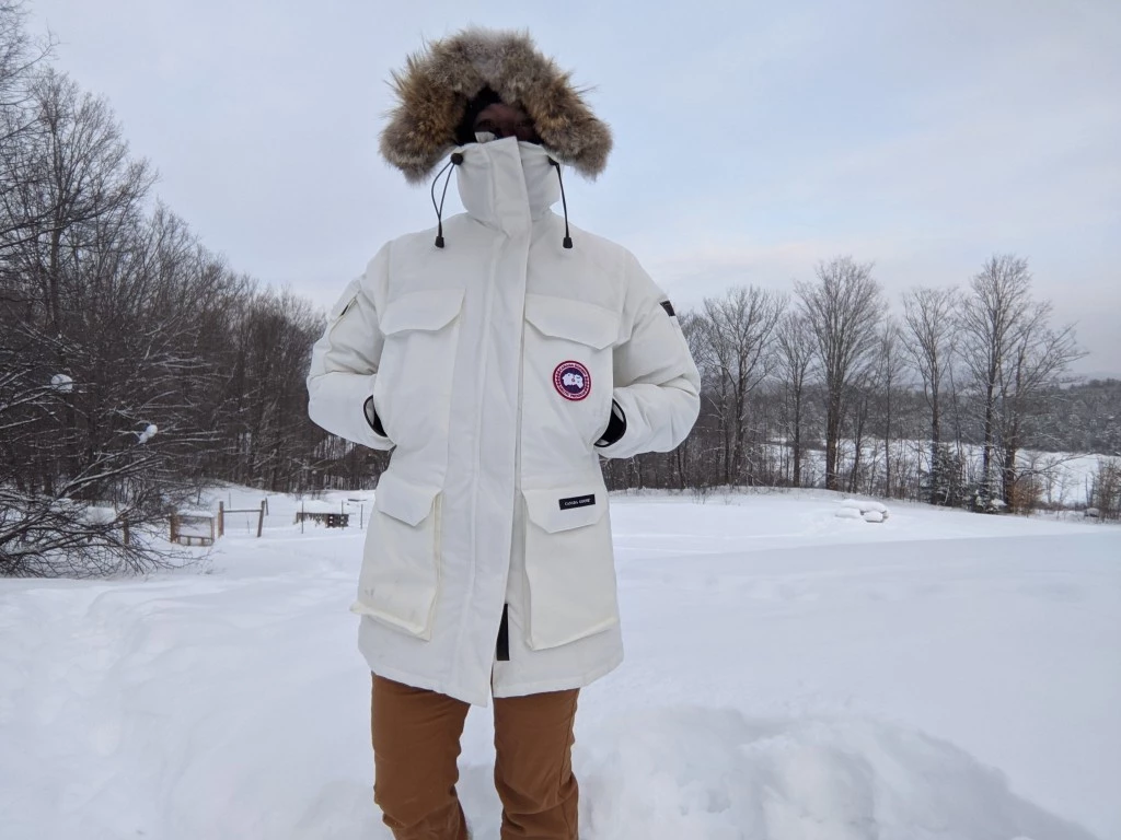 winter jacket womens - the canada goose expedition parka is a great jacket to bring to a...