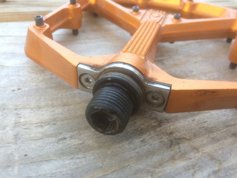 Crank brothers STAMP LTD 7 Lサイズ orange Crankbrothers Stamp 7 Pedals - Platform, Aluminum, 9/16