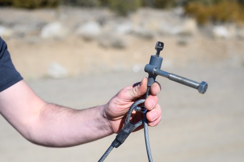 yakima onramp - using a cable lock that secures to the end of the hitch pin, this...