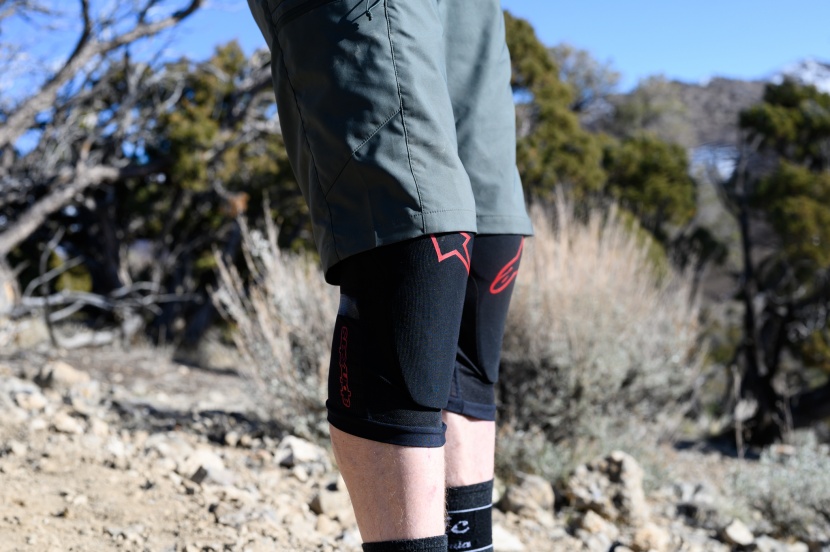 alpinestars paragon plus knee protector - the sleeve feels excellent against the leg but the armor patch lifts...