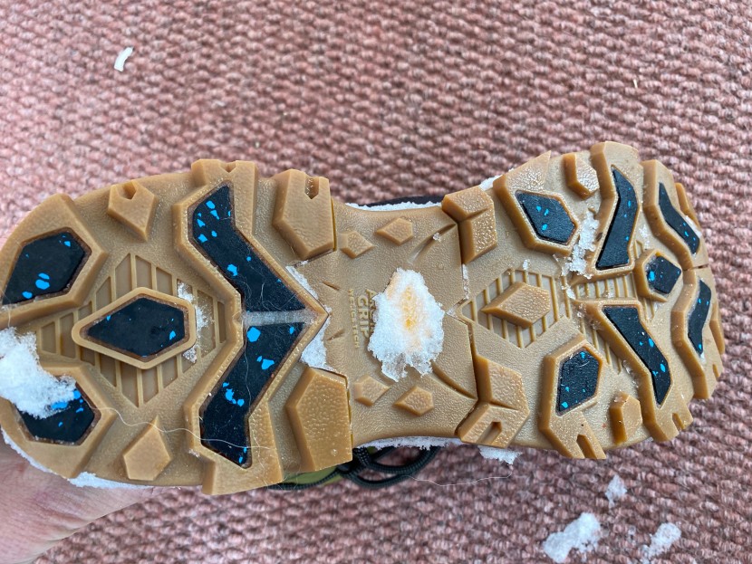 the original muck boot company arctic ice nomadic sport - a look at the full outsole.