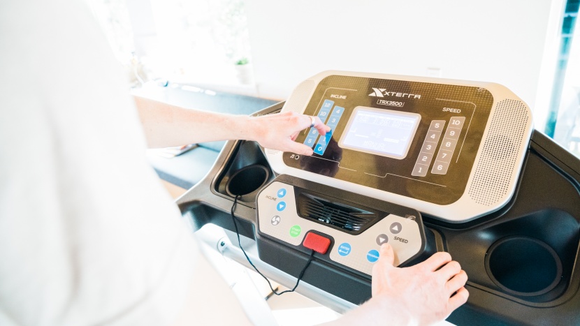 xterra fitness trx3500 - the trx3500 includes features like a fan, speakers, and bottle...