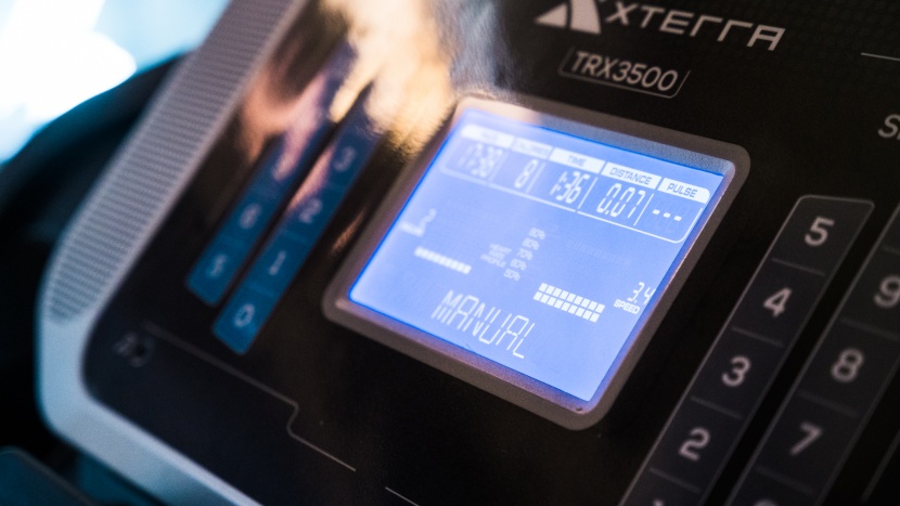 xterra fitness trx3500 - the console has a good-sized display that&#039;s easy to read, along with...