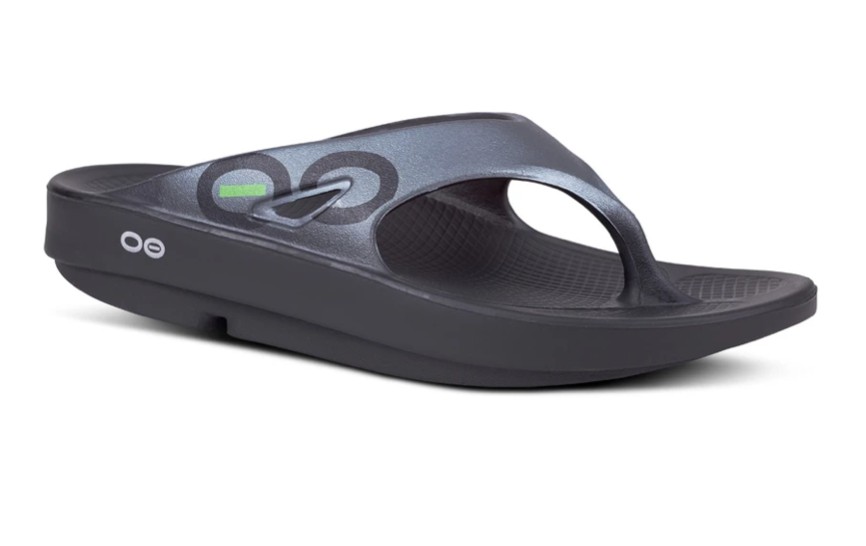 Cheap oofos flip on sale flops