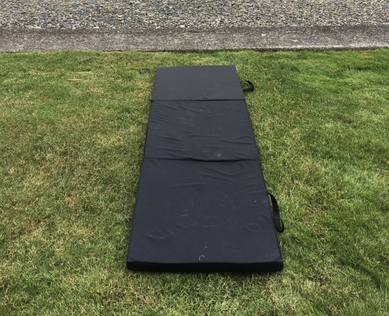 exercise mat - the sunny health and fitness mat can be used in a variety of spaces...